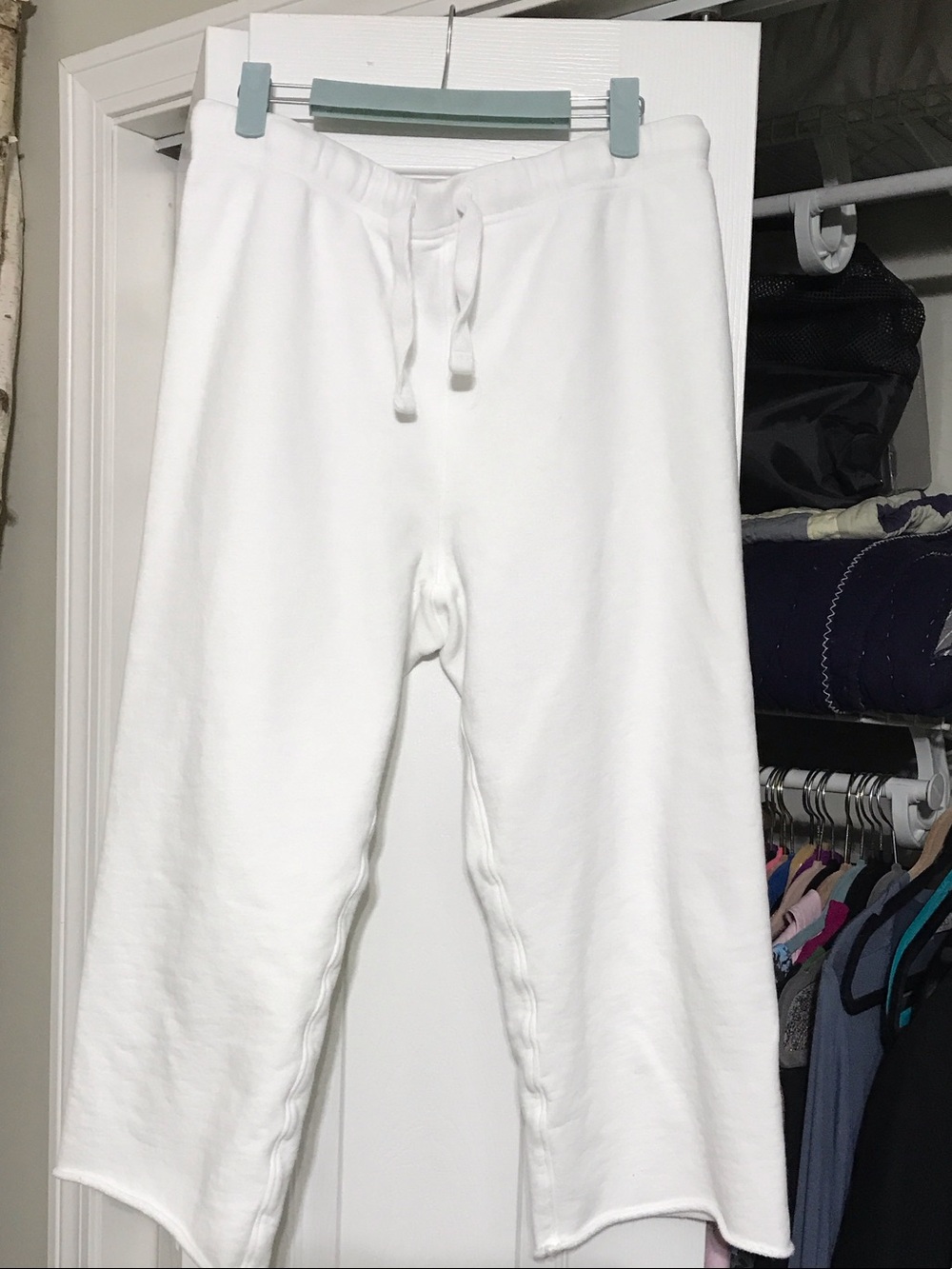 Frank & Eileen White Drawstring Sweatpants